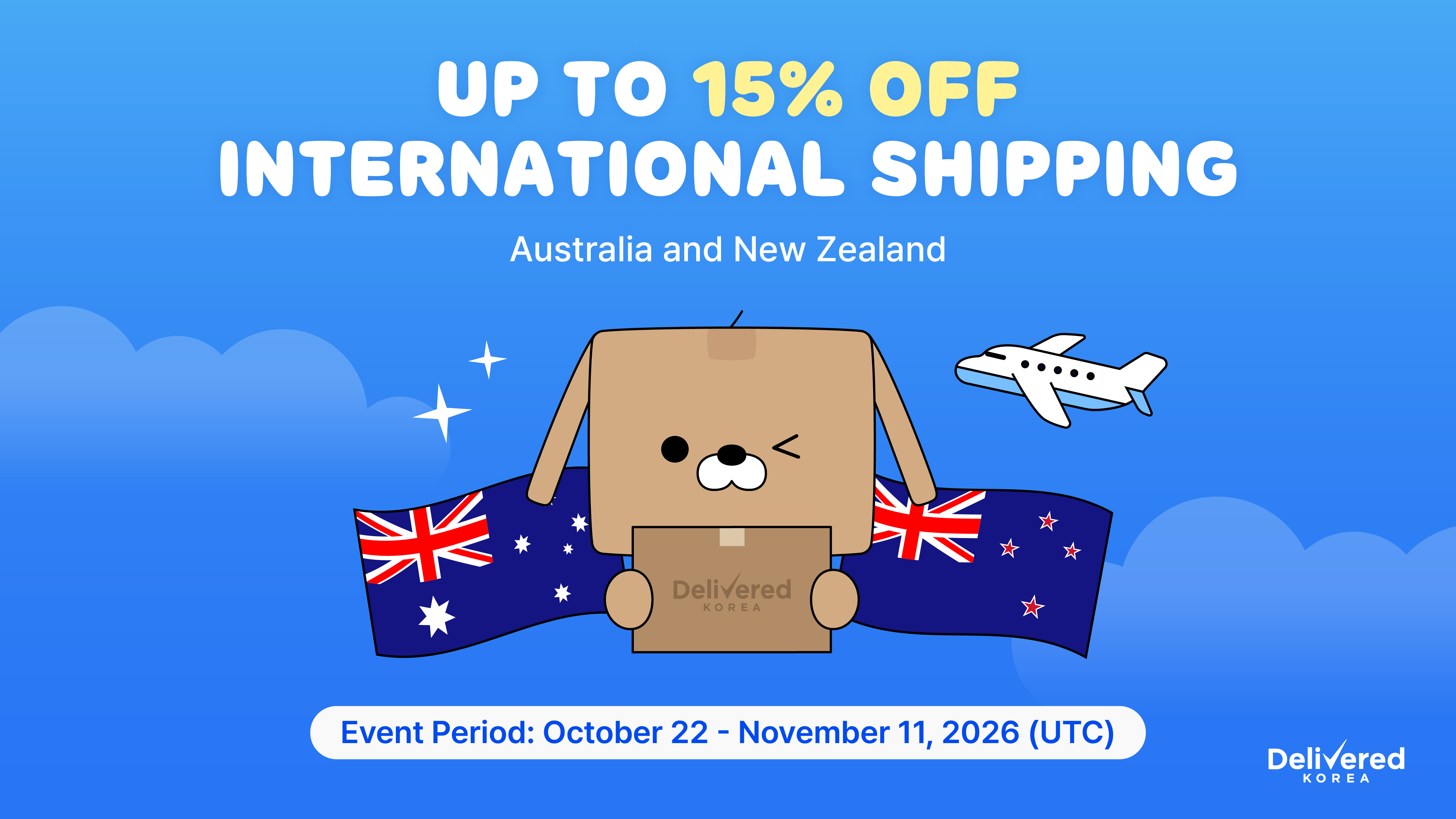 Australia & New Zealand Shipping Promotion