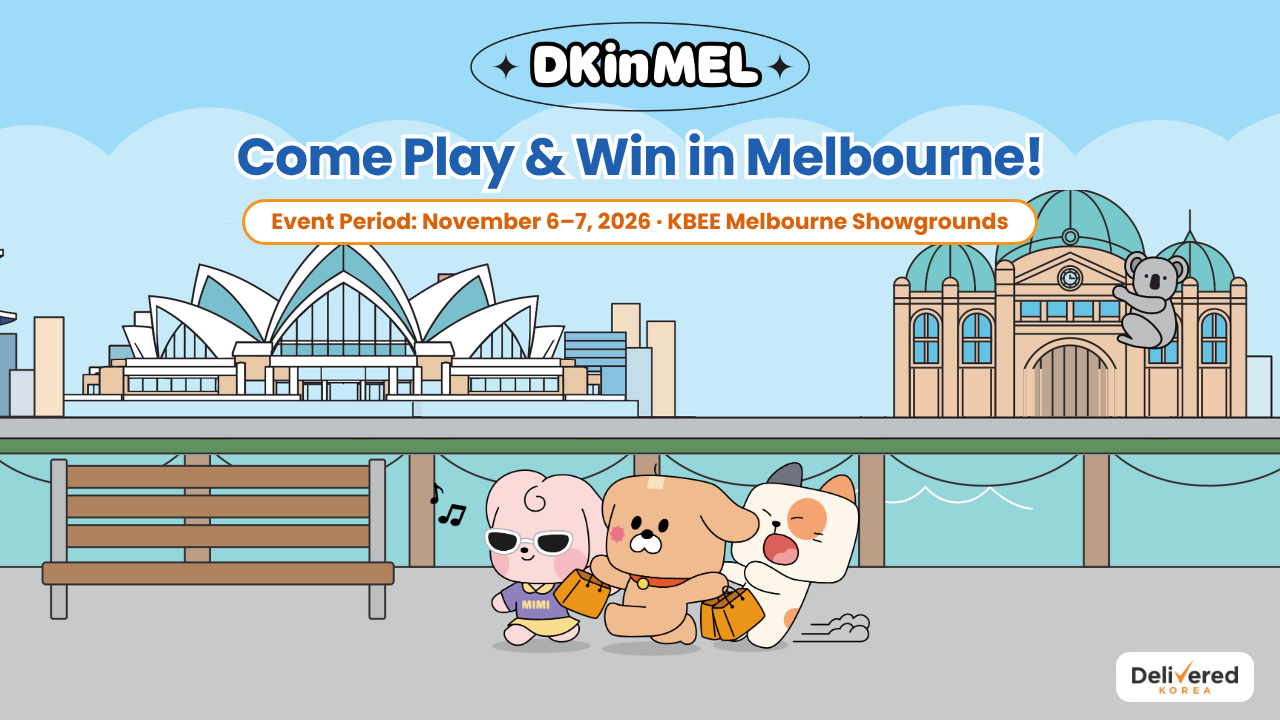 Seznamte se s akcí "Delivered Korea" v Melbourne – zábavné hry a soutěže s odměnami!