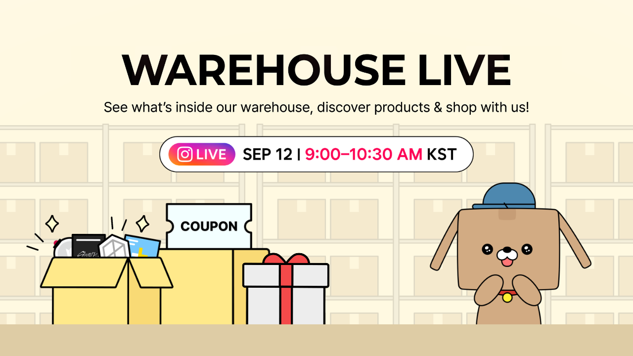 Special Instagram LIVE: Warehouse Tour, Giveaways & Special Benefits!